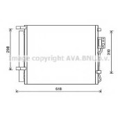 Конденсатор кондиционера AVA QUALITY COOLING HY5310D