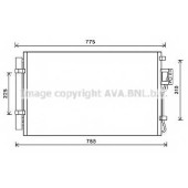 Конденсатор кондиционера AVA QUALITY COOLING HY5311D