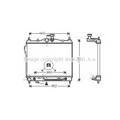 Радиатор охлаждения двигателя AVA QUALITY COOLING HYA2100