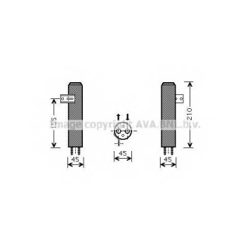 Осушитель кондиционера AVA QUALITY COOLING HYD157