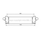 Интеркулер AVA QUALITY COOLING IV4129