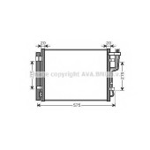 Конденсатор кондиционера AVA QUALITY COOLING KA5100D