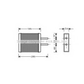 Радиатор отопления салона AVA QUALITY COOLING KA6047