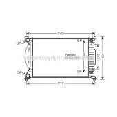 Радиатор охлаждения двигателя AVA QUALITY COOLING AI2202