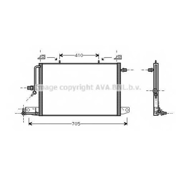 Конденсатор кондиционера AVA QUALITY COOLING AI5117