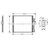 Конденсатор кондиционера AVA QUALITY COOLING BW5214