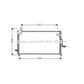 Конденсатор кондиционера AVA QUALITY COOLING DW5044