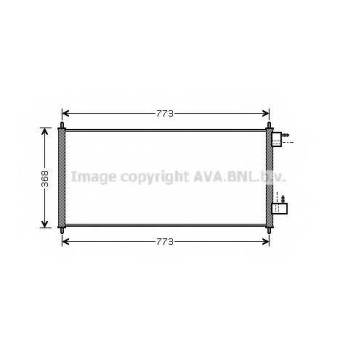 Конденсатор кондиционера AVA QUALITY COOLING FDA5361