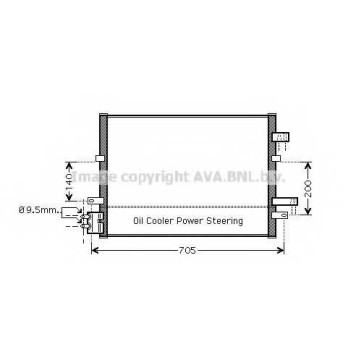 Конденсатор кондиционера AVA QUALITY COOLING FDA5377