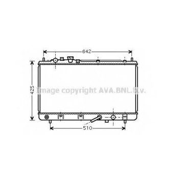 Радиатор охлаждения двигателя AVA QUALITY COOLING MZ2167