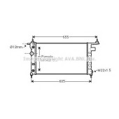 Радиатор охлаждения двигателя AVA QUALITY COOLING OLA2184