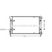 Радиатор охлаждения двигателя AVA QUALITY COOLING ST2009