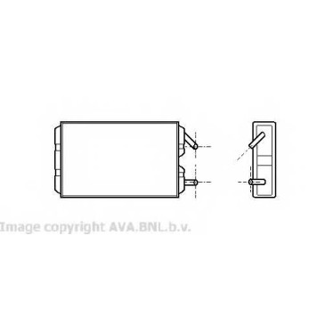 Радиатор отопления салона AVA QUALITY COOLING VO6041
