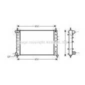 Радиатор охлаждения двигателя AVA QUALITY COOLING LCA2077