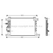 Конденсатор кондиционера AVA QUALITY COOLING MEA5144