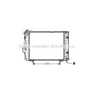 Радиатор охлаждения двигателя AVA QUALITY COOLING MS2069