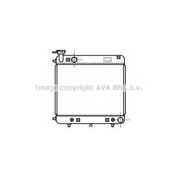 Радиатор охлаждения двигателя AVA QUALITY COOLING MS2122