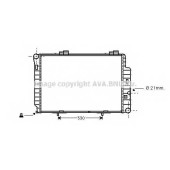 Радиатор охлаждения двигателя AVA QUALITY COOLING MS2235