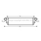 Интеркулер AVA QUALITY COOLING MS4297