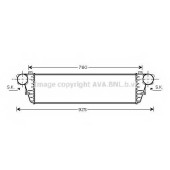 Интеркулер AVA QUALITY COOLING MS4380