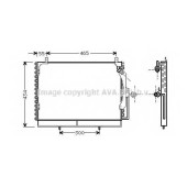 Конденсатор кондиционера AVA QUALITY COOLING MS5161