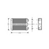 Радиатор отопления салона AVA QUALITY COOLING MS6102
