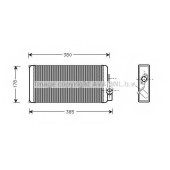 Радиатор отопления салона AVA QUALITY COOLING MS6188