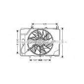 Вентилятор охлаждения двигателя AVA QUALITY COOLING MS7501