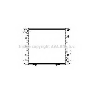 Радиатор охлаждения двигателя AVA QUALITY COOLING MSA2065