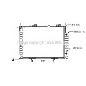 Радиатор охлаждения двигателя AVA QUALITY COOLING MSA2214