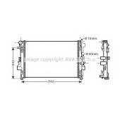 Радиатор охлаждения двигателя AVA QUALITY COOLING MSA2356