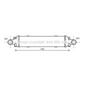 Интеркулер AVA QUALITY COOLING MSA4593