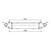 Интеркулер AVA QUALITY COOLING MSA4596
