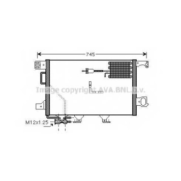 Конденсатор кондиционера AVA QUALITY COOLING MSA5361