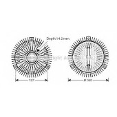 Сцепление вентилятора радиатора AVA QUALITY COOLING MSC407