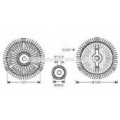 Сцепление вентилятора радиатора AVA QUALITY COOLING MSC418