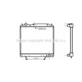 Радиатор охлаждения двигателя AVA QUALITY COOLING MT2110