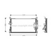 Конденсатор кондиционера AVA QUALITY COOLING MT5107