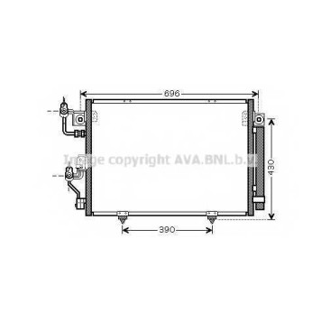 Конденсатор кондиционера AVA QUALITY COOLING MT5191D
