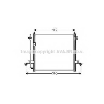 Конденсатор кондиционера AVA QUALITY COOLING MT5239D