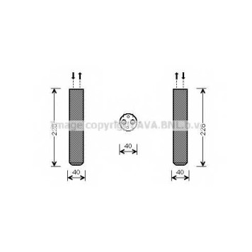 Осушитель кондиционера AVA QUALITY COOLING MTD236