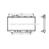 Радиатор охлаждения двигателя AVA QUALITY COOLING MZ2098