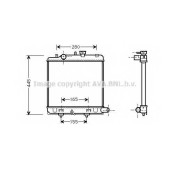Радиатор охлаждения двигателя AVA QUALITY COOLING MZ2139