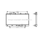 Радиатор охлаждения двигателя AVA QUALITY COOLING MZ2152