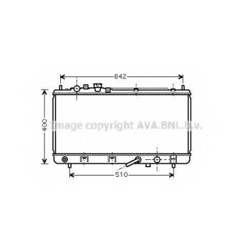 Радиатор охлаждения двигателя AVA QUALITY COOLING MZ2168