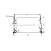 Радиатор охлаждения двигателя AVA QUALITY COOLING MZ2237