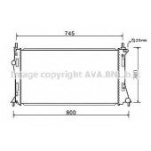 Радиатор охлаждения двигателя AVA QUALITY COOLING MZ2249