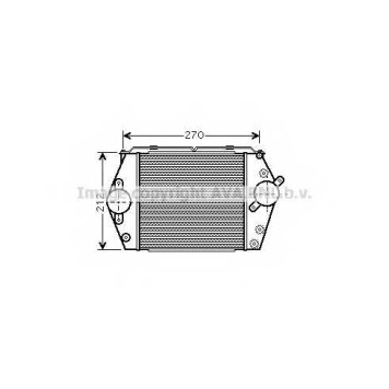Интеркулер AVA QUALITY COOLING MZ4188