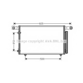 Конденсатор кондиционера AVA QUALITY COOLING MZ5196D