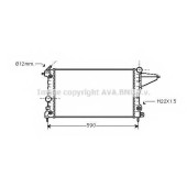 Радиатор охлаждения двигателя AVA QUALITY COOLING OL2117